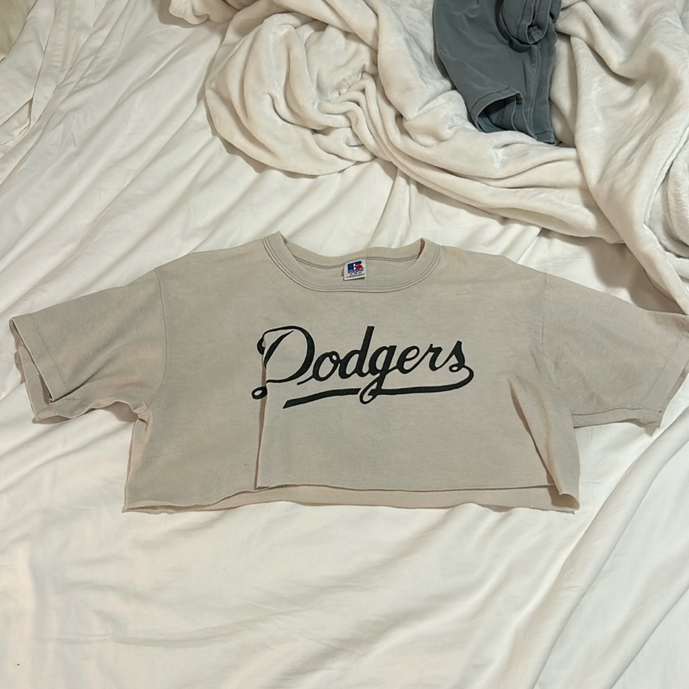 Thrifted dodgers cut off tshirt